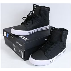 SUPRA SKYTOP BLACK/WHITE MEN'S SHOE SIZE 8.5