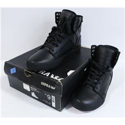 SUPRA SKYTOP BLACK/RED/WHITE MEN'S SHOE SIZE 9