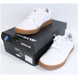 SUPRA CHINO COURT WHITE GUM MEN'S SHOE SIZE 9.5