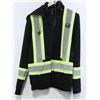 Image 1 : RED DRAGON HIGH VISIBILITY MEN'S BLACK ZIP UP