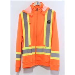 RED DRAGON ORANGE MEN'S HIGH VISIBILITY ZIP UP