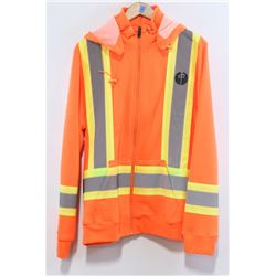 RED DRAGON ORANGE MEN'S HIGH VISIBILITY ZIP UP