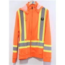 RED DRAGON ORANGE MEN'S HIGH VISIBILITY ZIP UP