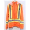 Image 1 : RED DRAGON ORANGE MEN'S HIGH VISIBILITY ZIP UP