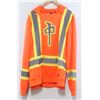 Image 1 : RED DRAGON ORANGE MEN'S HIGH VISIBILITY ZIP UP