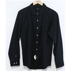 BRIXTON BLACK LONG SLEEVE MEN'S BUTTON UP SHIRT
