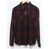 Image 1 : DARKSEAS BURGUNDY/BLACK LONG SLEEVE MEN'S BUTTON