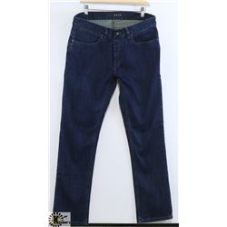 KR3W TRUE SLIM FIT MEN'S DARK BLUE JEANS SIZE 34
