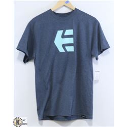 ETNIES MEN'S BLUE LOGO T-SHIRT SIZE MEDIUM