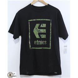 ETNIES MEN'S BLACK LOGO T-SHIRT SIZE MEDIUM