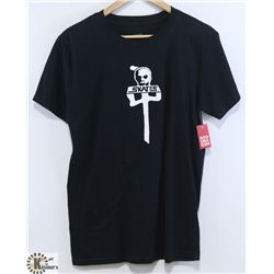 RED DRAGON MEN'S BLACK SKATES T-SHIRT SIZE MEDIUM