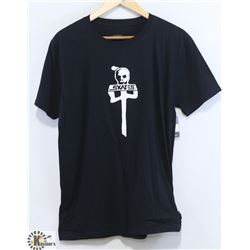 RED DRAGON MEN'S BLACK SKATES T-SHIRT SIZE MEDIUM