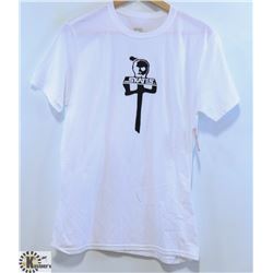 RED DRAGON MEN'S WHITE SKATES T-SHIRT SIZE