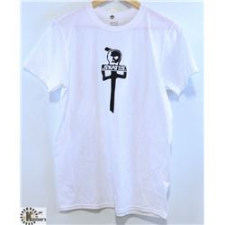 RED DRAGON MEN'S WHITE SKATES T-SHIRT SIZE