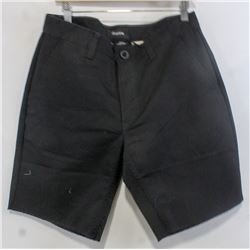 BRIXTON MEN'S BLACK CHINO SHORTS SIZE 32