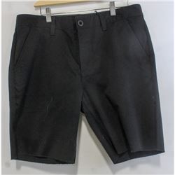 BRIXTON MEN'S BLACK CHINO SHORTS SIZE 34
