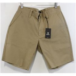 BRIXTON MEN'S KHAKI CHINO SHORTS SIZE 33