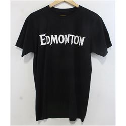MEN'S BLACK EDMONTON PLUSH TSHIRT SIZE MEDIUM