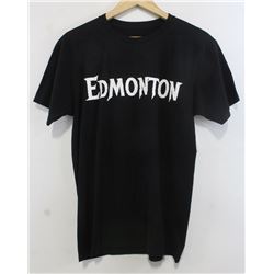 MEN'S BLACK EDMONTON PLUSH TSHIRT SIZE MEDIUM