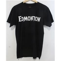 MEN'S BLACK EDMONTON PLUSH TSHIRT SIZE MEDIUM