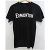 Image 1 : MEN'S BLACK EDMONTON PLUSH TSHIRT SIZE MEDIUM