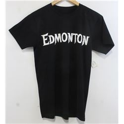 MEN'S BLACK EDMONTON PLUSH TSHIRT SIZE SMALL