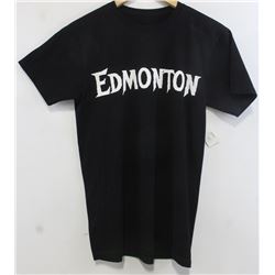 MEN'S BLACK EDMONTON PLUSH TSHIRT SIZE SMALL