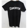 Image 1 : MEN'S BLACK EDMONTON PLUSH TSHIRT SIZE SMALL