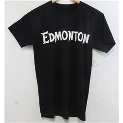 MEN'S BLACK EDMONTON PLUSH TSHIRT SIZE SMALL