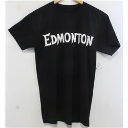 MEN'S BLACK EDMONTON PLUSH TSHIRT SIZE SMALL