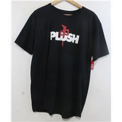 RED DRAGON MEN'S BLACK PLUSH TSHIRT