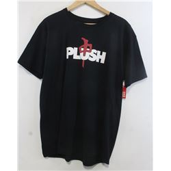 RED DRAGON MEN'S BLACK PLUSH TSHIRT