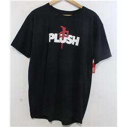 RED DRAGON MEN'S BLACK PLUSH TSHIRT