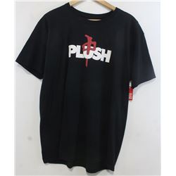 RED DRAGON MEN'S BLACK PLUSH TSHIRT