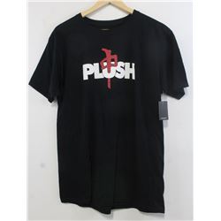 RED DRAGON MEN'S BLACK PLUSH TSHIRT