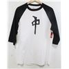Image 1 : RED DRAGON MEN'S BLACK/WHITE 3/4 LENGTH LOGO SHIRT