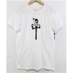 RED DRAGON WHITE MEN'S SKATES TSHIRT