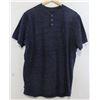 Image 1 : RED DRAGON NAVY BLUE BUTTON NECK TSHIRT