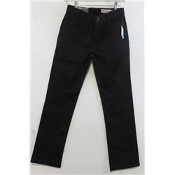 VOLCOM BLACK YOUTH MODERN STRAIGHT CHINO PANTS