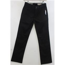 VOLCOM BLACK YOUTH MODERN STRAIGHT CHINO PANTS