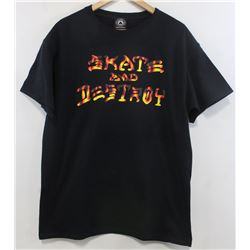 THRASHER BLACK MEN'S SKATE AND DESTROY TSHIRT