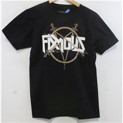 FAMOUS BLACK MEN'S LOGO TSHIRT SIZE SMALL