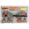 Image 1 : NEW CERTIFIED LIGHT DUTY CLAMP SET