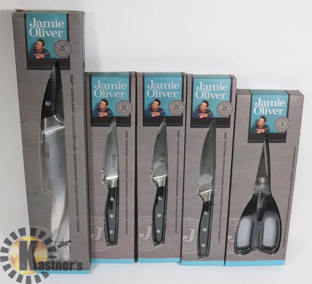 5PC JAMIE OLIVER KNIVES