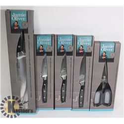 5PC JAMIE OLIVER KNIVES