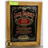 Image 1 : FRAMED MIRRORED JACK DANIELS ADVERTISING