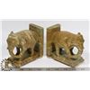 Image 1 : PAIR OF STONE INDIAN ELEPHANT BOOKENDS
