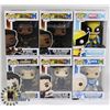 Image 1 : LOT OF 6 ASSORTED FUNKO POP VINYL FIGURES.