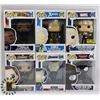 Image 1 : LOT OF 6 ASSORTED FUNKO POP VINYL FIGURES.