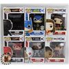 Image 1 : LOT OF 6 ASSORTED FUNKO POP VINYL FIGURES.